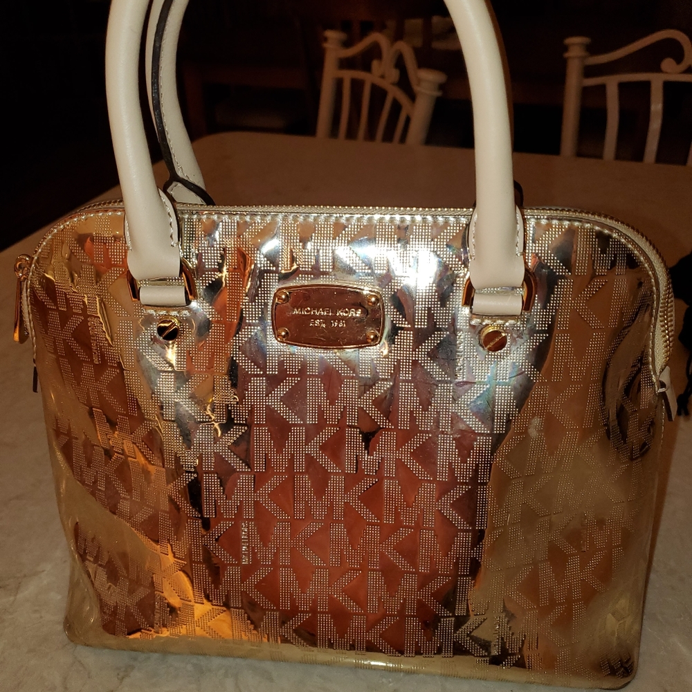 Michael Kors Gold Bag